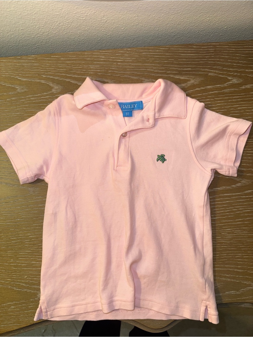 J. Bailey Toddler Pink Polo Shirt - 3T